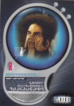 2002 Inkworks Men in Black II #73 Lenny Front
