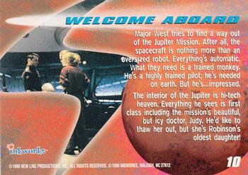 1998 Inkworks Lost in Space Movie #10 Welcome Aboard Back