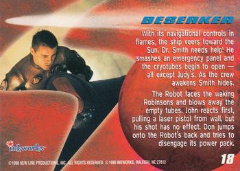 1998 Inkworks Lost in Space Movie #18 Berserker Back