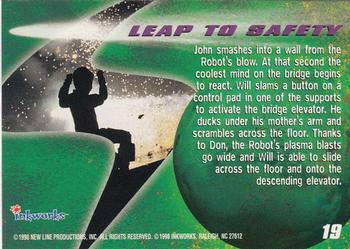 1998 Inkworks Lost in Space Movie #19 Leap to Safety Back