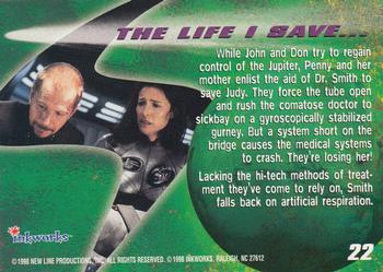 1998 Inkworks Lost in Space Movie #22 The Life I Save ... Back