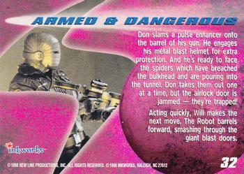 1998 Inkworks Lost in Space Movie #32 Armed & Dangerous Back