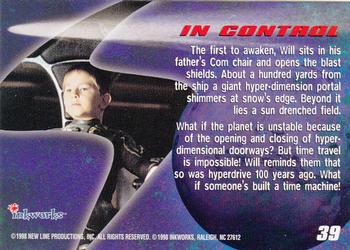 1998 Inkworks Lost in Space Movie #39 In Control Back