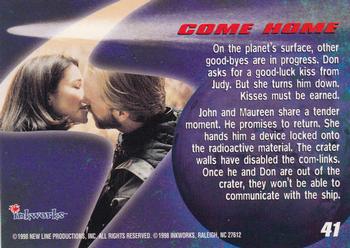 1998 Inkworks Lost in Space Movie #41 Come Home Back