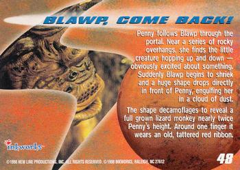 1998 Inkworks Lost in Space Movie #48 Blawp, Come Back! Back
