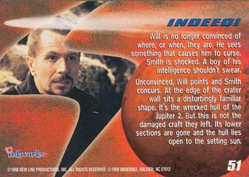1998 Inkworks Lost in Space Movie #51 Indeed! Back