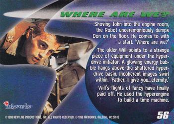 1998 Inkworks Lost in Space Movie #56 Where Are We? Back