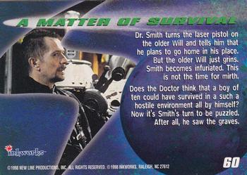 1998 Inkworks Lost in Space Movie #60 Matter of Survival Back
