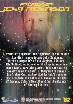 1998 Inkworks Lost in Space Movie #82 Professor John Robinson Back