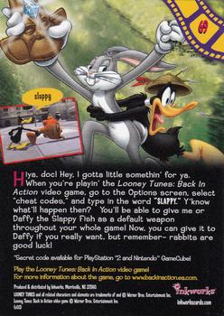 2003 Inkworks Looney Tunes Back in Action #69 A Good Luck Rabbit Hint! Back