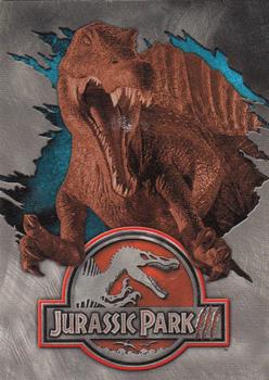 2001 Inkworks Jurassic Park III 3D #1 Jurassic Park III (Title Card) Front