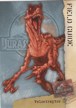 2001 Inkworks Jurassic Park III 3D #55 Velociraptor Front