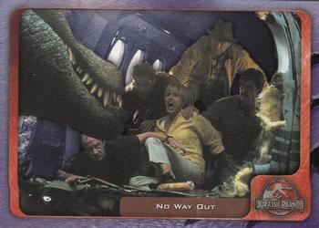 2001 Inkworks Jurassic Park III 3D #8 No Way Out Front
