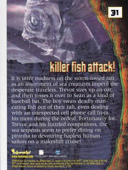 2008 Inkworks Journey to the Center of the Earth #31 Killer Fish Attack! Back