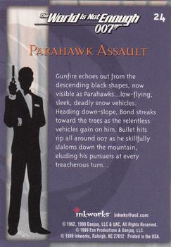 1999 Inkworks James Bond The World Is Not Enough #24 Parahawk Assault Back