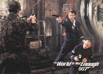 1999 Inkworks James Bond The World Is Not Enough #33 ... But You Can't Hold Him Long Front