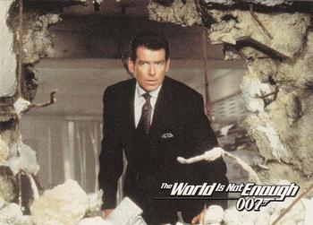 1999 Inkworks James Bond The World Is Not Enough #7 MI-6 Blasted! Front