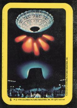 1978 Topps Close Encounters of the Third Kind - Stickers #5 We are not alone!!! Front