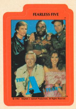 1983 Topps The A-Team - Stickers #7 Fearless Five Front