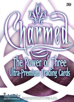 2003 Inkworks Charmed Power of Three #39 Lazarus Demon Back