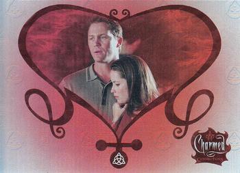 2004 Inkworks Charmed Connections #7 Piper + Leo: Magical Connection Front