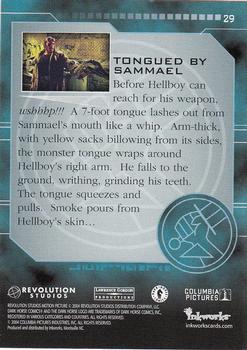 2004 Inkworks Hellboy #29 Tongued by Sammael Back