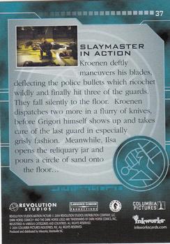 2004 Inkworks Hellboy #37 Slaymaster in Action Back