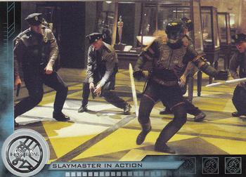2004 Inkworks Hellboy #37 Slaymaster in Action Front