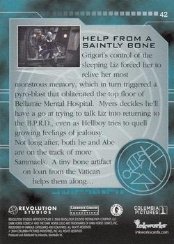 2004 Inkworks Hellboy #42 Help from a Saintly Bone Back