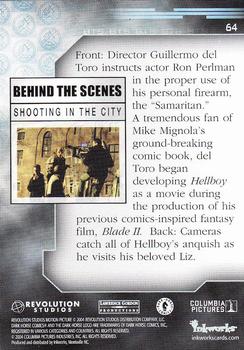 2004 Inkworks Hellboy #64 Shooting in the City Back