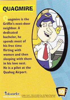 2005 Inkworks Family Guy Season 1 #10 Glen Quagmire Back