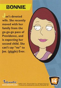 2005 Inkworks Family Guy Season 1 #14 Bonnie Swanson Back