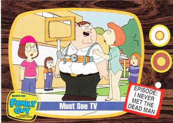 2005 Inkworks Family Guy Season 1 #32 Must See TV Front