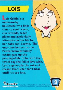 2005 Inkworks Family Guy Season 1 #3 Lois Griffin Back