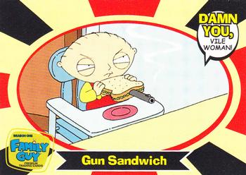 2005 Inkworks Family Guy Season 1 #50 Gun Sandwich Front