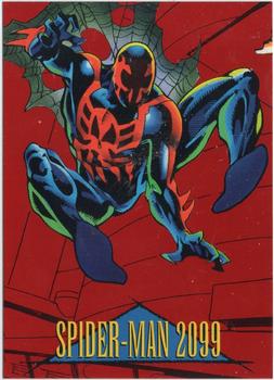 1993 SkyBox Marvel Universe - Red Foil 2099 #5 Spider-Man 2099 Front