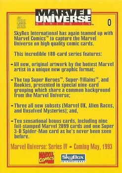 1993 SkyBox Marvel Universe - Promos #0 Deathlok Back