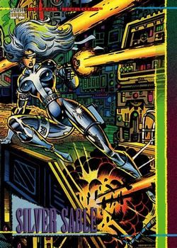 1993 SkyBox Marvel Universe - Promos #NNO Silver Sable Front