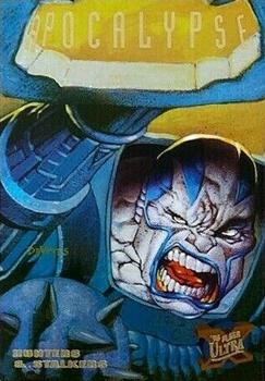 1995 Fleer Ultra X-Men - Hunters & Stalkers Rainbow #1 Apocalypse Front
