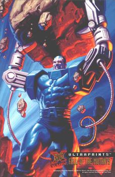 1995 Fleer Ultra X-Men - Ultraprint #NNO Fall of the Mutants Front