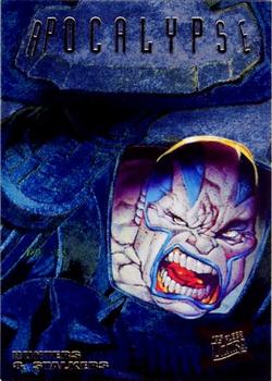 1995 Fleer Ultra X-Men - Hunters & Stalkers Silver #1 Apocalypse Front