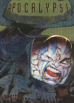 1995 Fleer Ultra X-Men - Hunters & Stalkers Gold #1 Apocalypse Front