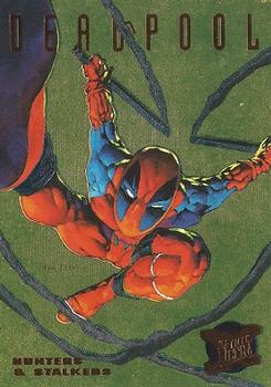 1995 Fleer Ultra X-Men - Hunters & Stalkers Gold #3 Deadpool Front