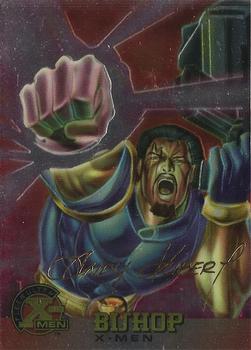 1995 Ultra X-Men Chromium - Gold Signature #3 Bishop Front
