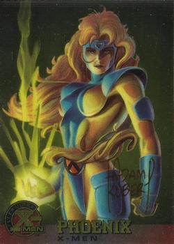 1995 Ultra X-Men Chromium - Gold Signature #8 Phoenix Front