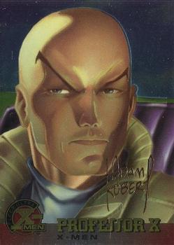 1995 Ultra X-Men Chromium - Gold Signature #9 Professor X Front