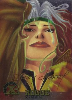 1995 Ultra X-Men Chromium - Gold Signature #11 Rogue Front