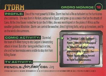 1995 Ultra X-Men Chromium - Gold Signature #12 Storm Back