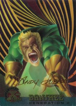 1995 Ultra X-Men Chromium - Gold Signature #29 Banshee Front