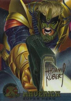 1995 Ultra X-Men Chromium - Gold Signature #56 Maverick Front